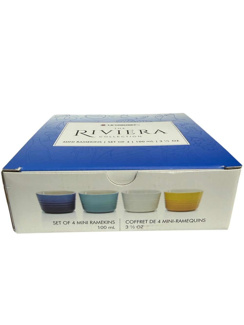 Le Creuset The Riviera Collection Mini Ramekins NIB - Picture 8 of 8